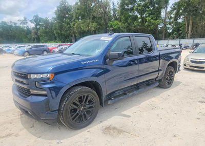 2021 Chevrolet Silverado K1500 Rst, daño Lateral, Copart lote 55468866