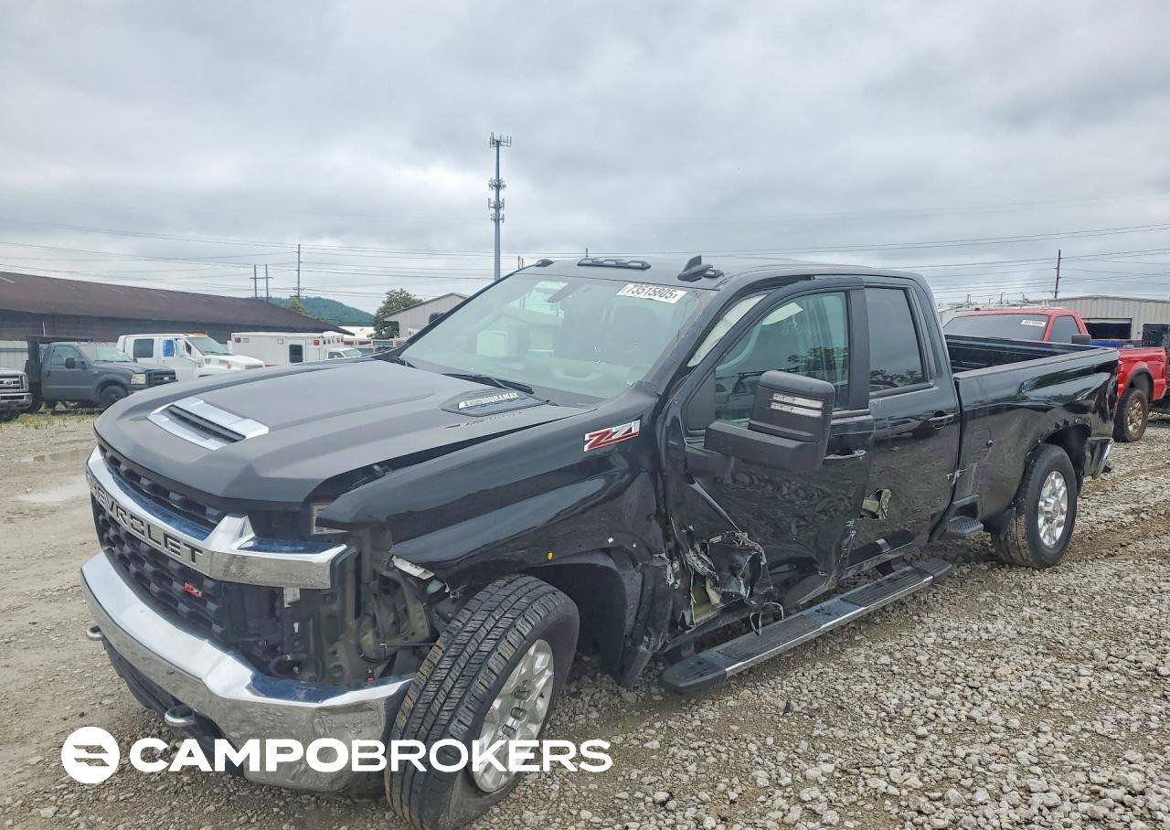 2022 Chevrolet Silverado K3500 Lt, пошкодження: Бік, Copart лот 73515805
