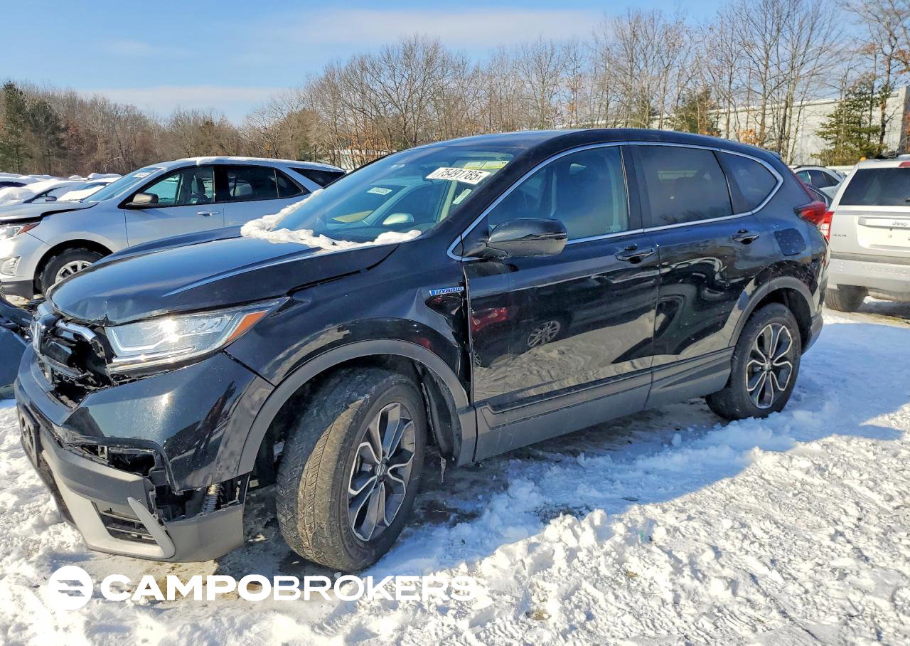 2022 Honda Cr-v Ex, пошкодження: Передня частина, Copart лот 74762915