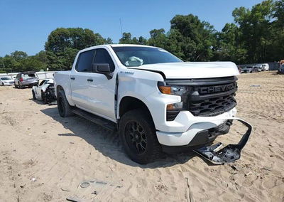 2022 Chevrolet Silverado K1500 Custom, Front End damage, Copart lot 59628596, photo 13 of 14