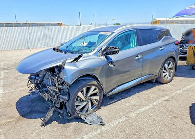 2020 Nissan Murano Sl, Front End damage, Copart lot 60493566