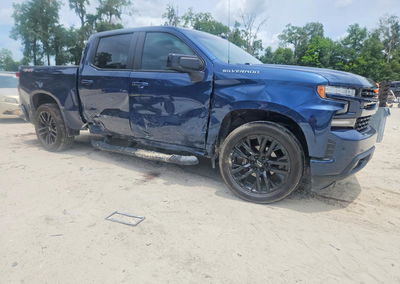 2021 Chevrolet Silverado K1500 Rst, Side damage, Copart lot 55468866, photo 4 of 14