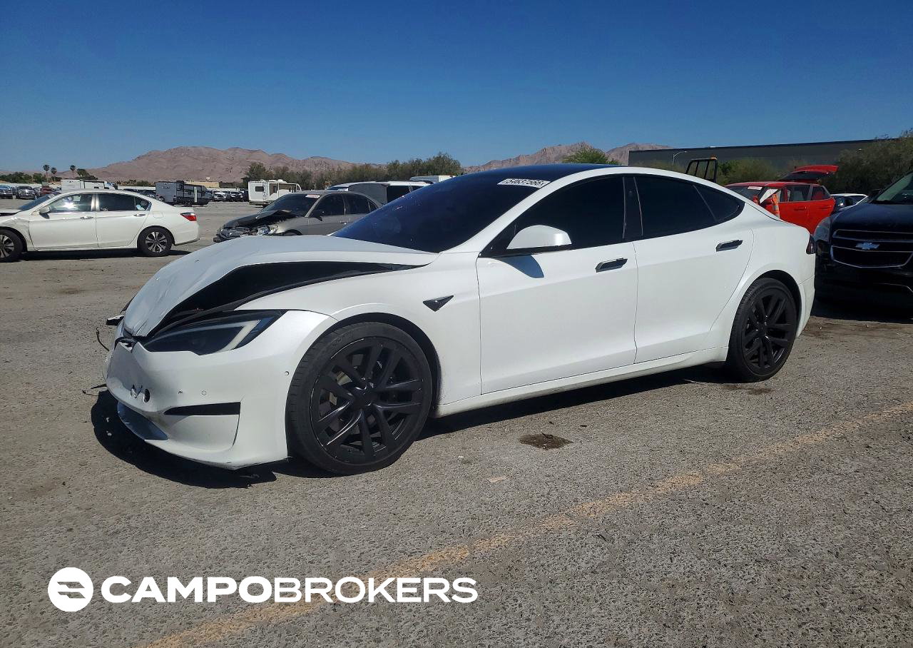 2022 Tesla Model S, uszkodzenie: Przód, Copart lot 54637566
