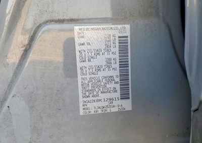 2023 Nissan Murano Sv, uszkodzenie: Tył, Copart lot 58961836, zdjęcie 13 z 15