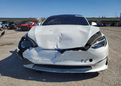 2022 Tesla Model S, uszkodzenie: Przód, Copart lot 54637566, zdjęcie 5 z 14