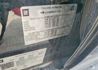 2020 Gmc Sierra K2500 At4, daño Frontal, Copart lote 58218546, foto 12 de 14