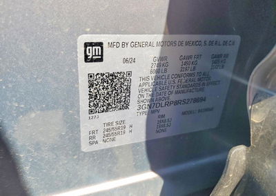 2024 Chevrolet Equinox 2lt, пошкодження: Бік, Copart лот 53479206, фото 13 з 13