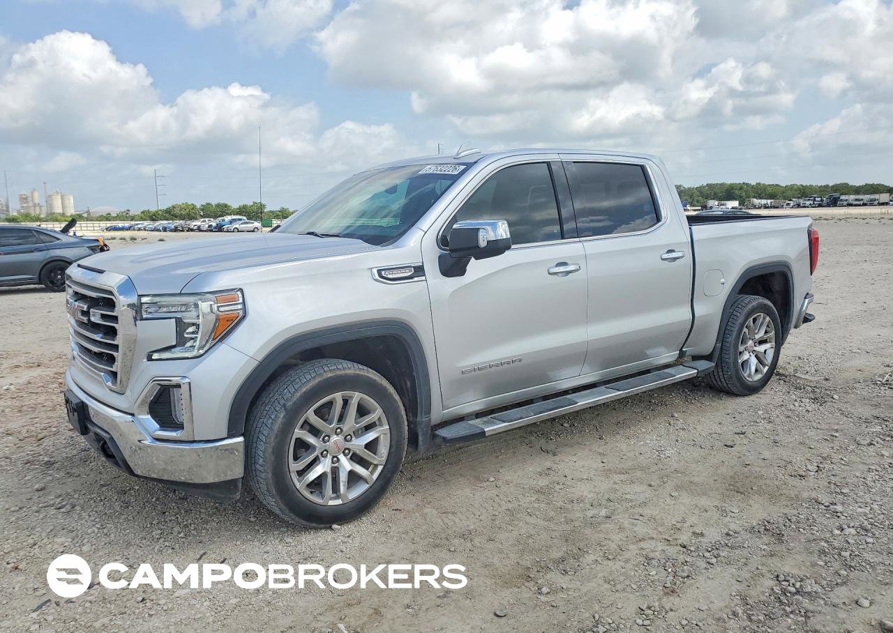 2021 Gmc Sierra C1500 Slt, Side damage, Copart lot 57632226