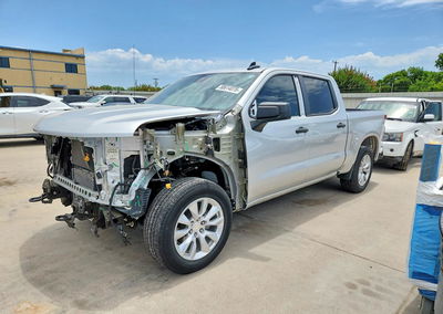 2022 Chevrolet Silverado C1500 Custom, Front End damage, Copart lot 58614076