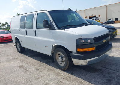 2021 Chevrolet Express Cargo Rwd 2500 Regular Wheelbase Wt, Right Side damage, Iaai lot 45674184, photo 1 of 17