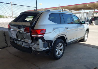 2019 Volkswagen Atlas 3.6l V6 Se W/technology, daño Trasero, Iaai lote 45605650, foto 4 de 16