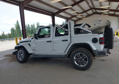 2019 Jeep Wrangler Unlimited Sahara 4x4, daño Volcadura, Iaai lote 45531240, foto 14 de 16