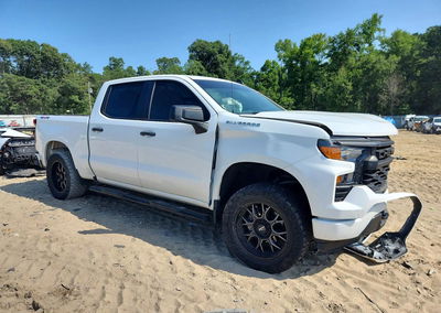 2022 Chevrolet Silverado K1500 Custom, Front End damage, Copart lot 59628596, photo 4 of 14