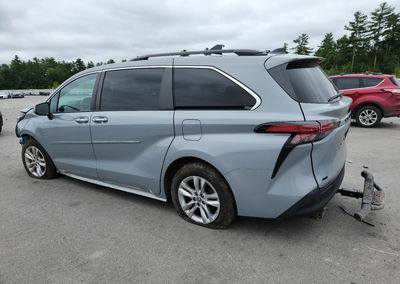 2022 Toyota Sienna Xle, пошкодження: Передня частина, Copart лот 62096415, фото 2 з 14