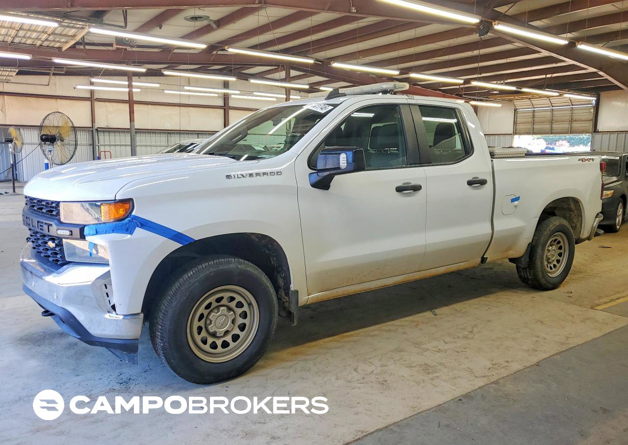 2020 Chevrolet Silverado K1500, пошкодження: Передня частина, Copart лот 61301746