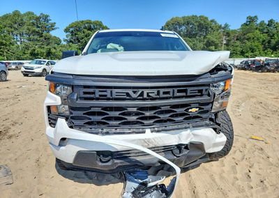 2022 Chevrolet Silverado K1500 Custom, Front End damage, Copart lot 59628596, photo 5 of 14