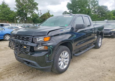 2021 Chevrolet Silverado C1500 Custom, Front End damage, Copart lot 58131556