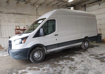 2022 Ford Transit-250 Cargo Van, daño Lateral izquierdo, Iaai lote 45636545, foto 2 de 16