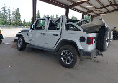 2019 Jeep Wrangler Unlimited Sahara 4x4, daño Volcadura, Iaai lote 45531240, foto 3 de 16