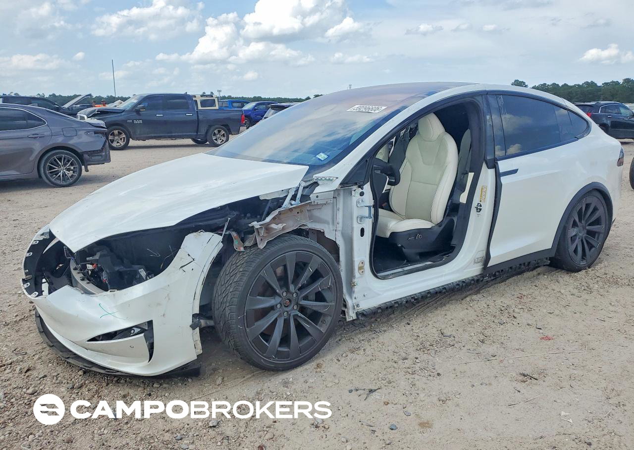2022 Tesla Model X, uszkodzenie: Przód, Copart lot 59296606