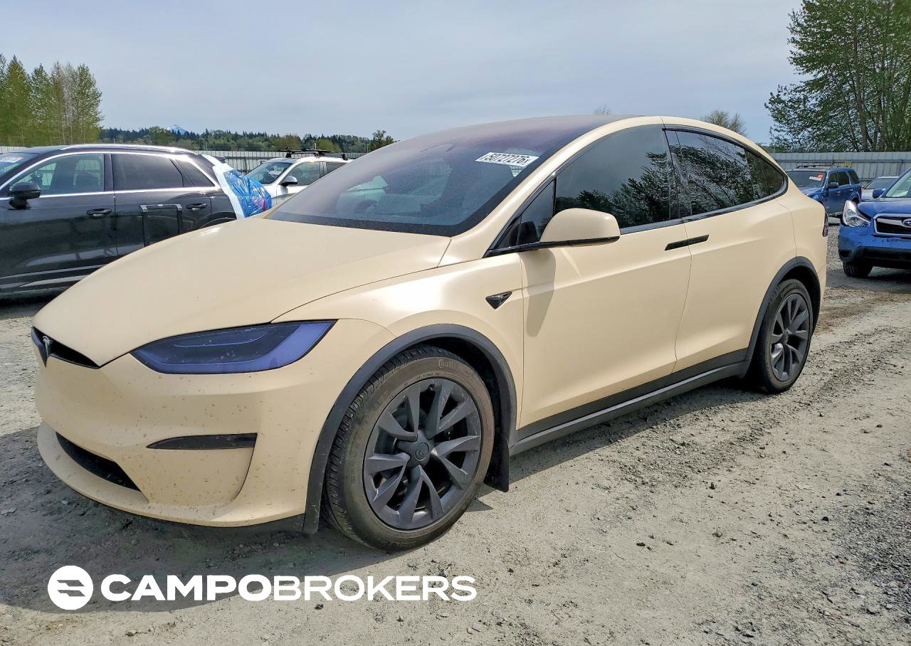 2023 Tesla Model X, uszkodzenie: Bok, Copart lot 50727276