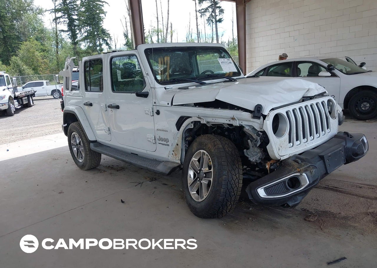2019 Jeep Wrangler Unlimited Sahara 4x4, daño Volcadura, Iaai lote 45531240