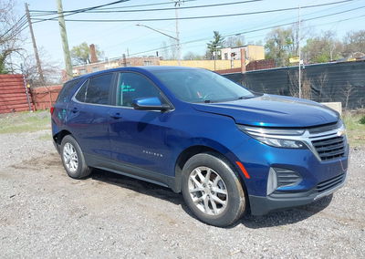 2022 Chevrolet Equinox Fwd Lt, Rear damage, Iaai lot 44957606