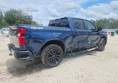 2021 Chevrolet Silverado K1500 Rst, Side damage, Copart lot 55468866, photo 3 of 14