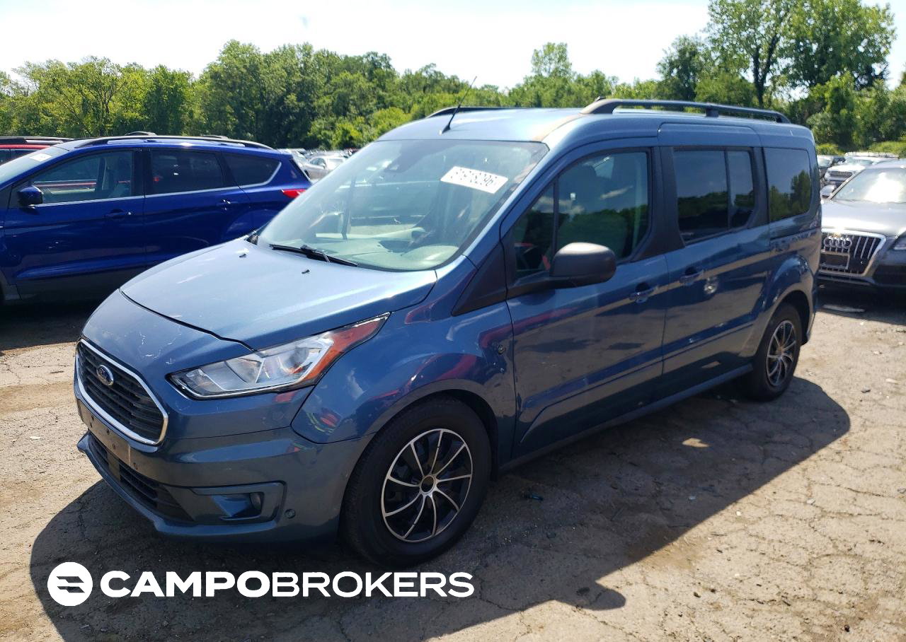 2019 Ford Transit Connect Xlt, daño Trasero, Copart lote 61918296