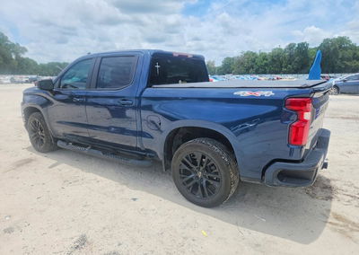 2021 Chevrolet Silverado K1500 Rst, Side damage, Copart lot 55468866, photo 2 of 14