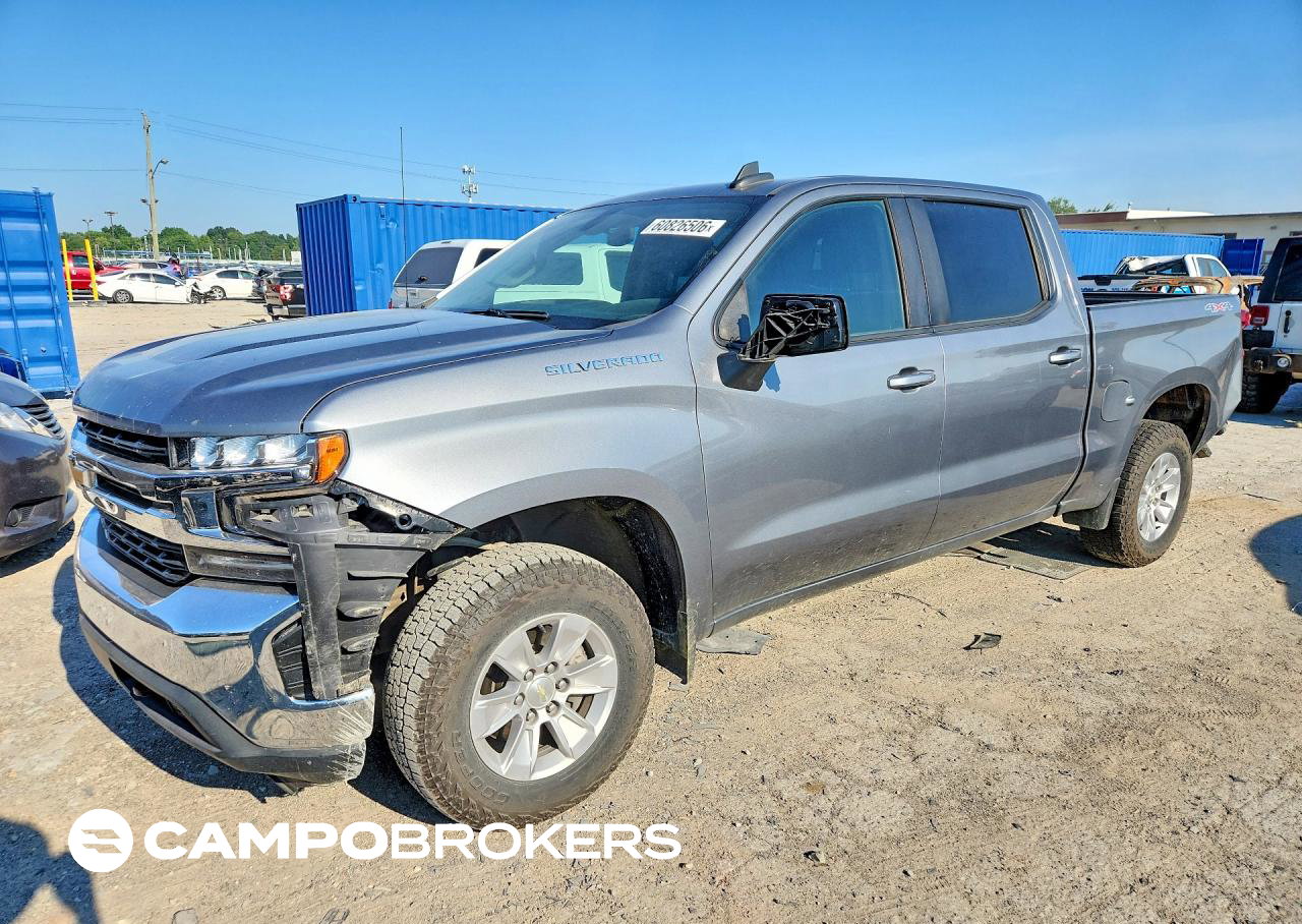 2020 Chevrolet Silverado K1500 Lt, daño Lateral, Copart lote 60826506