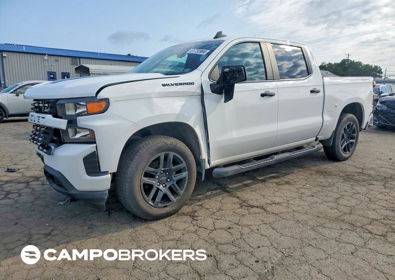 2021 Chevrolet Silverado K1500 Custom, пошкодження: Передня частина, Copart лот 61730966