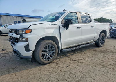 2021 Chevrolet Silverado K1500 Custom, Front End damage, Copart lot 61730966