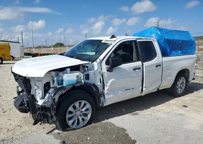 2021 Chevrolet Silverado C1500 Custom, daño Frontal, Copart lote 49913674