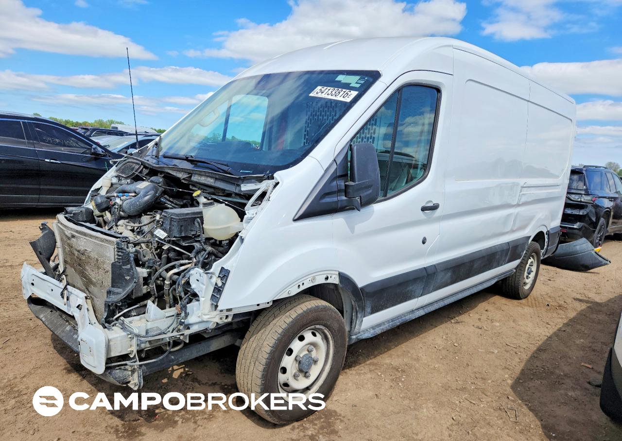 2019 Ford Transit, Front End damage, Copart lot 54133816