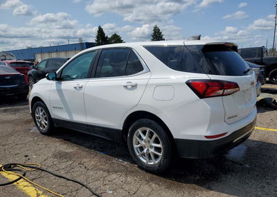 2022 Chevrolet Equinox Lt, Rear End damage, Copart lot 61752696, photo 2 of 16