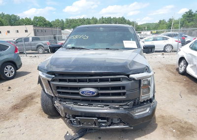 2021 Ford F-150 Lariat, Right Front damage, Iaai lot 45332825, photo 12 of 16