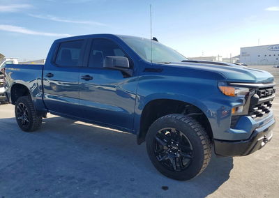 2024 Chevrolet Silverado K1500 Trail Boss Custom, Side damage, Copart lot 75184485, photo 4 of 12