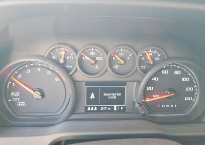 2024 Chevrolet Silverado K1500 Trail Boss Custom, Side damage, Copart lot 75184485, photo 9 of 12