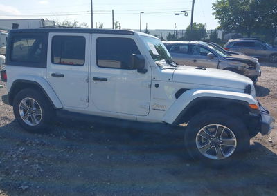 2020 Jeep Wrangler Unlimited Sahara 4x4, daño Trasero, Iaai lote 42845972