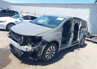 2023 Chrysler Pacifica Hybrid Touring L, пошкодження: Лівий бік, Iaai лот 45433126, фото 2 з 17
