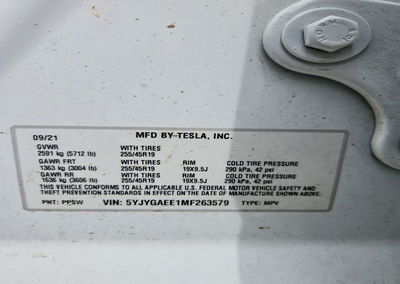 2021 Tesla Model Y, uszkodzenie: Przód, Copart lot 54850646, zdjęcie 13 z 13