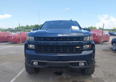 2021 Chevrolet Silverado 1500 2wd  Short Bed Custom, daño Trasero derecho, Iaai lote 45522334, foto 12 de 16