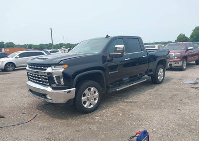 2021 Chevrolet Silverado 2500hd 4wd  Standard Bed Ltz, Left Side damage, Iaai lot 45593673, photo 2 of 15