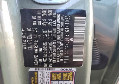 2024 Kia Sportage X-pro Prestige, daño Granizo, Copart lote 61011036, foto 13 de 13