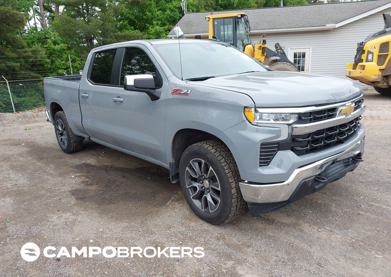 2024 Chevrolet Silverado 1500 4wd  Standard Bed Lt, Rear damage, Iaai lot 45192366