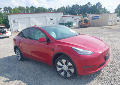 2023 Tesla Model Y Awd/long Range Dual Motor All-wheel Drive, uszkodzenie: Lewy bok, Iaai lot 45357473, zdjęcie 1 z 19
