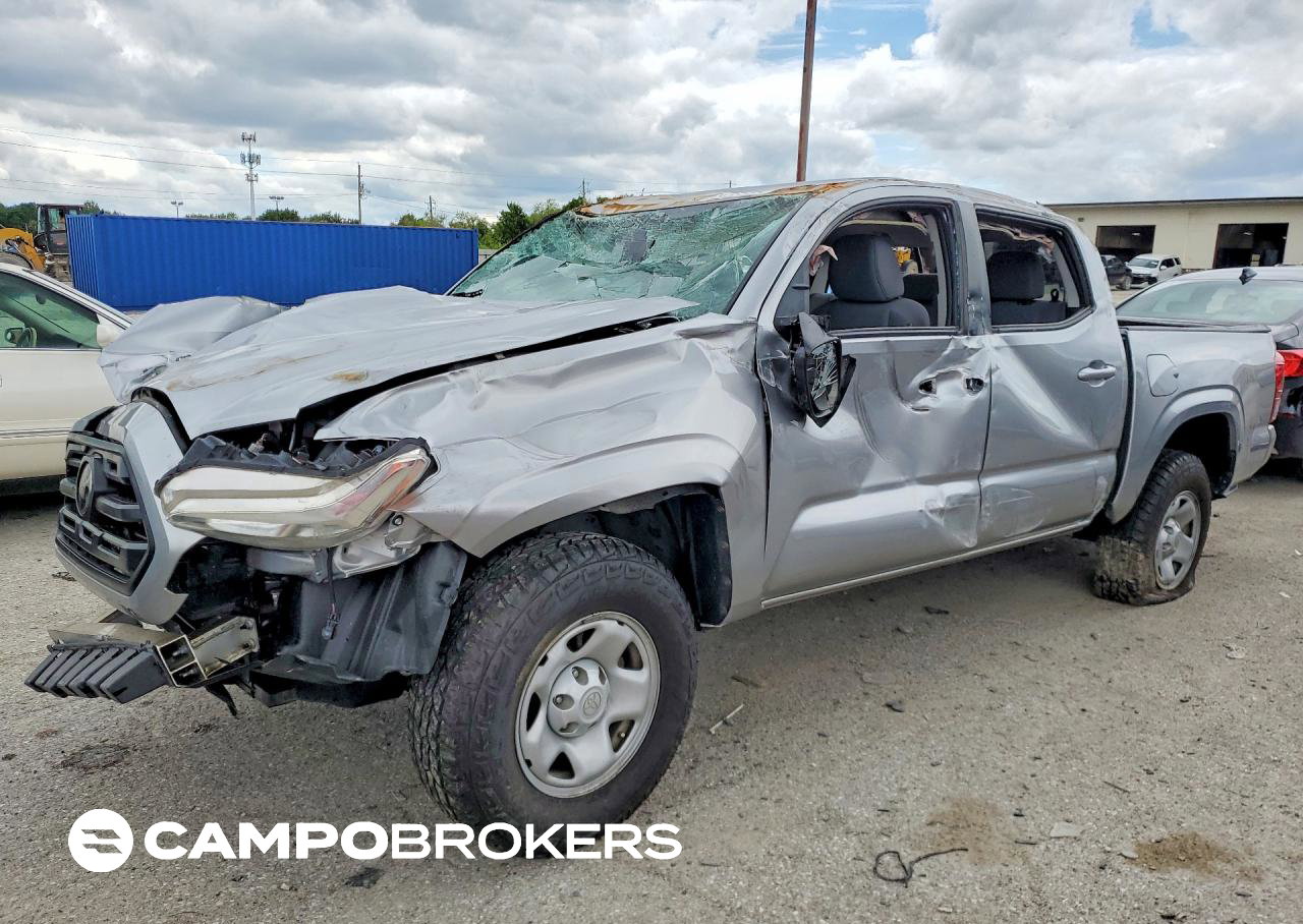 2019 Toyota Tacoma Sr, Rollover damage, Copart lot 57973086