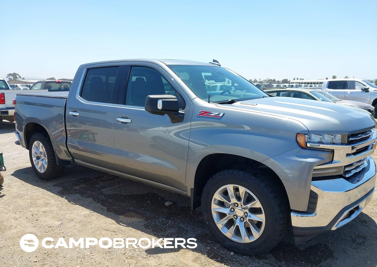 2020 Chevrolet Silverado 1500 4wd  Short Bed Ltz, daño Frontal izquierdo, Iaai lote 45596746