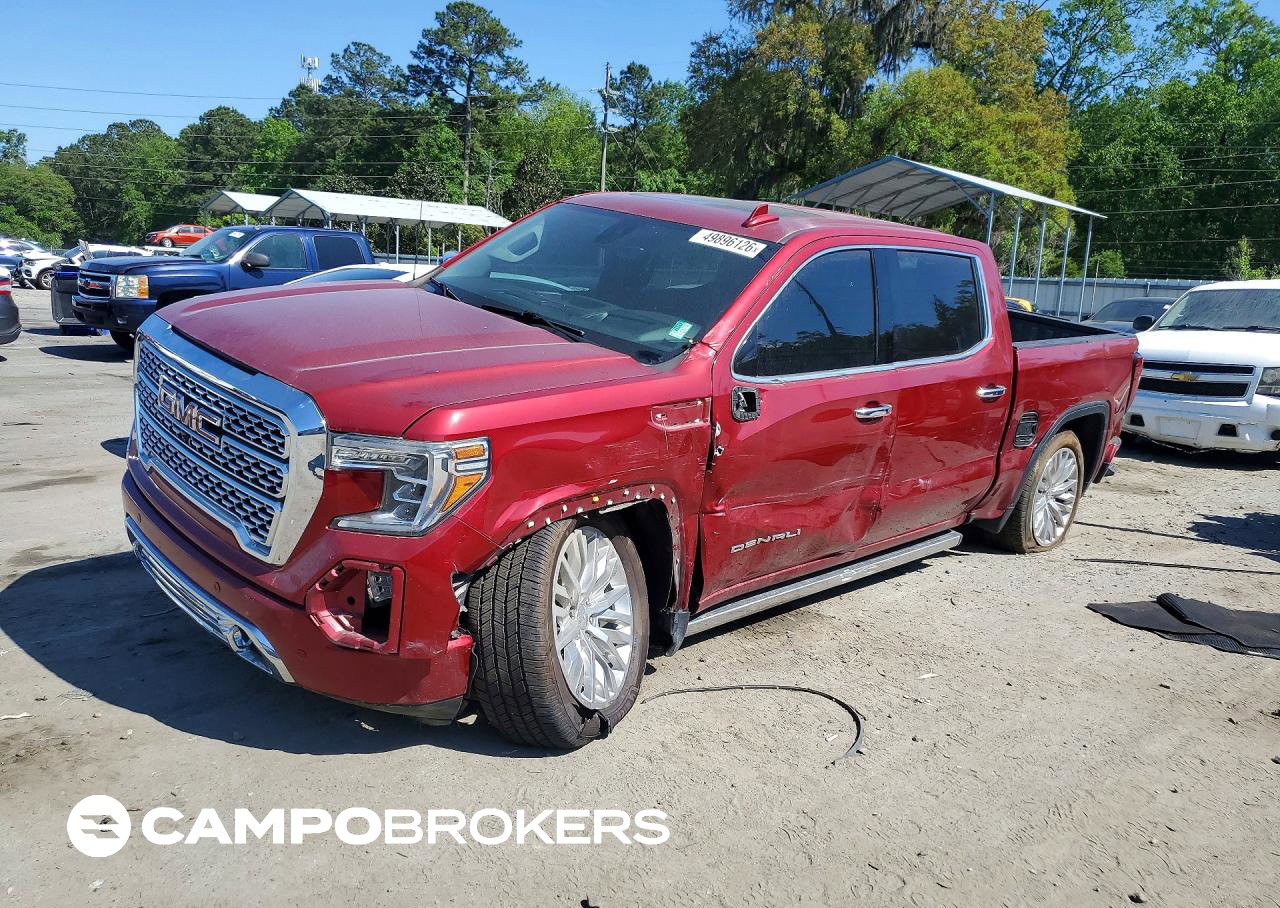 2019 Gmc Sierra K1500 Denali, пошкодження: Бік, Copart лот 49896126
